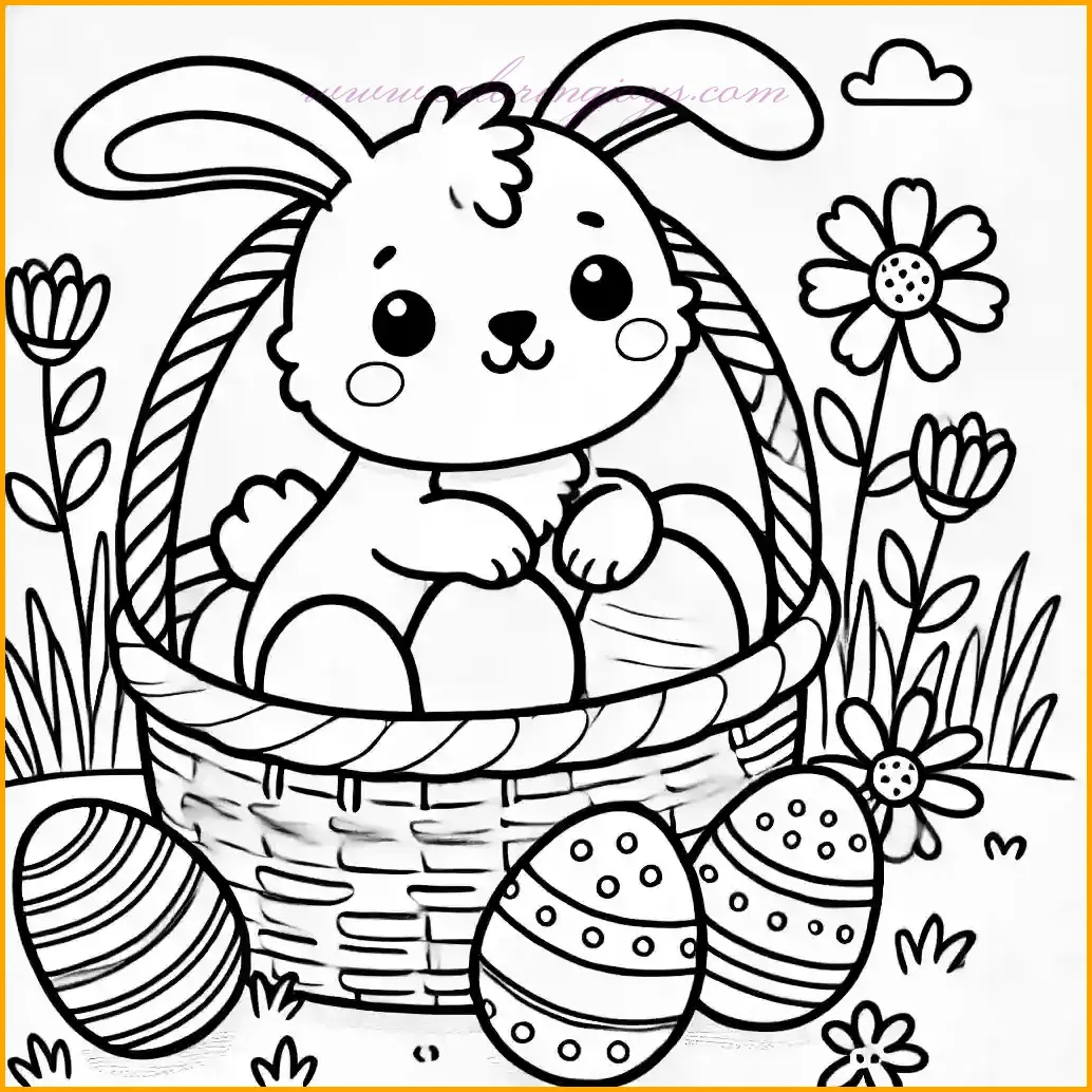 20+ Cute Rabbit Coloring Pages for Kids – Free Printable Designs