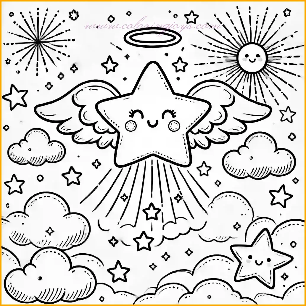 Star Coloring Pages for Kids – Free Printable and Fun Designs to Color