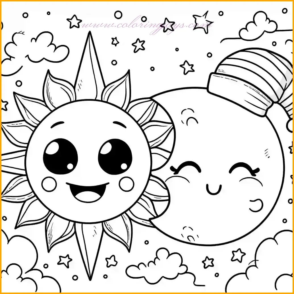 10+ Free Printable Sun Coloring Pages for Kids and Adults – Fun and Creative Designs