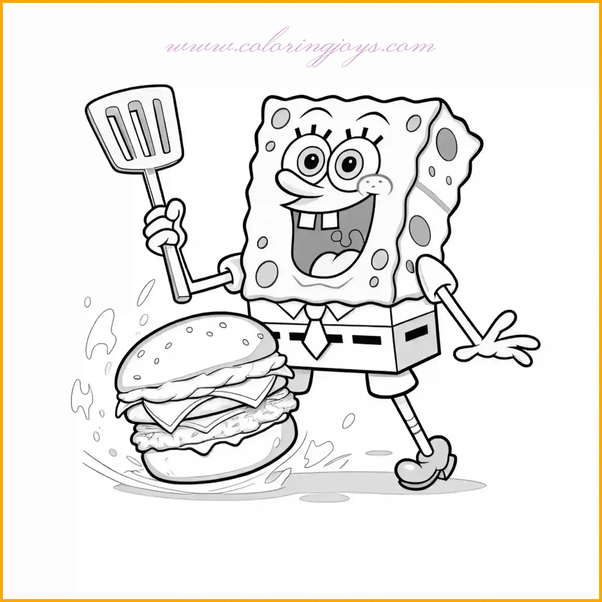 SpongeBob SquarePants Coloring Pages: Perfect for Kids’ Coloring Adventures