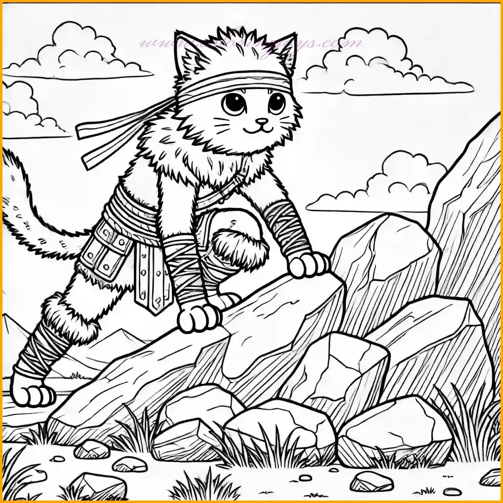 Warrior Cat Coloring Pages – Free and Fierce Printables for Kids
