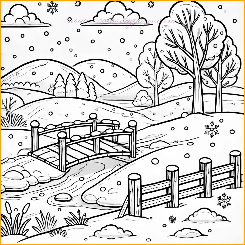 Free Printable Winter Coloring Pages – Fun for All Ages
