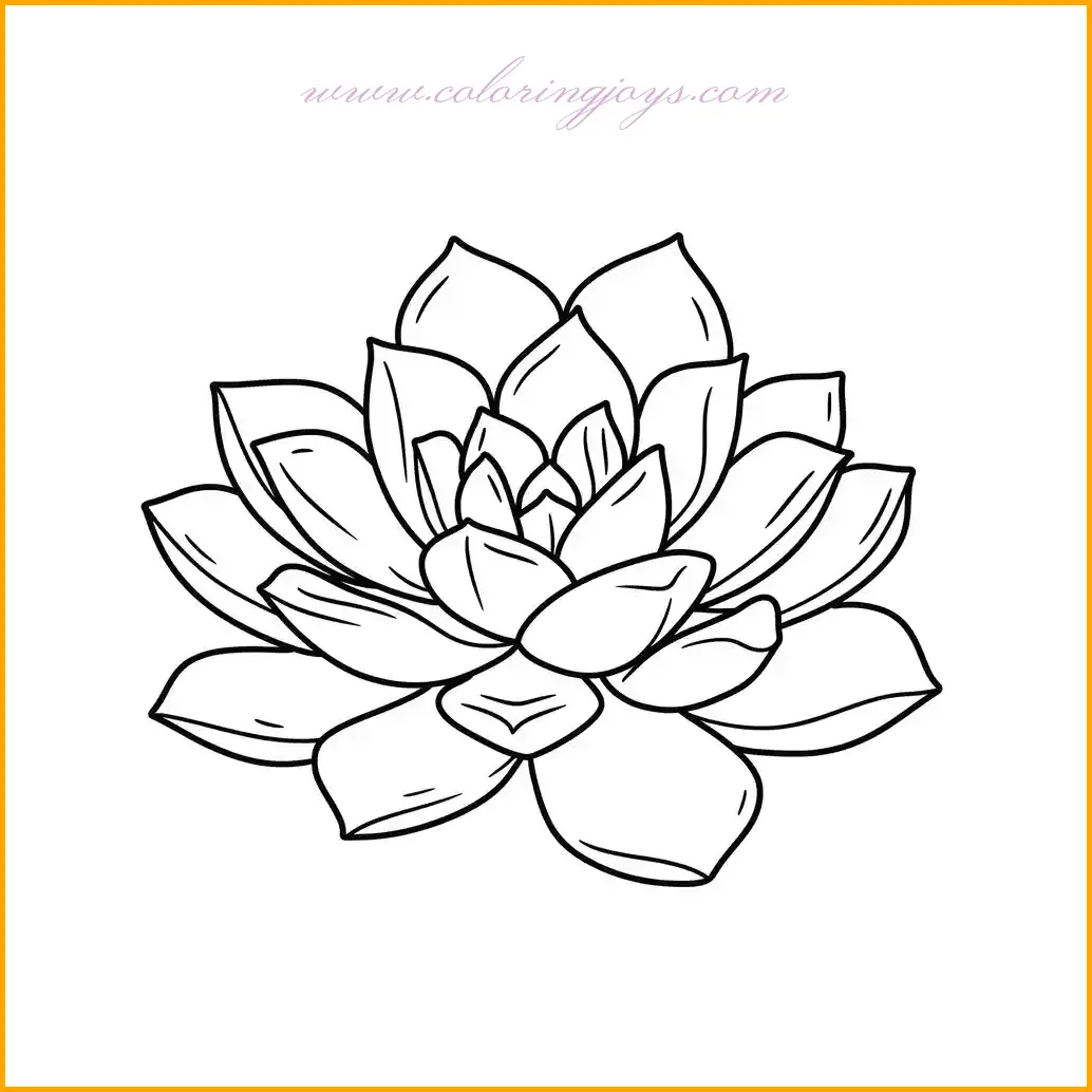 This coloring page captures a unique succulent with thick, fleshy leaves, making it an ideal subject for experimenting with color gradients. Succulents can be colored in a mix of greens, blues, purples, and even pinks to create a stunning effect. Light shading along the edges and tips of the leaves can add depth and realism. The background can be left minimal for a clean and modern look, or soft sand and rock textures can be added to enhance the scene. A perfect coloring page for those who enjoy detailed botanical illustrations!